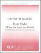 Every Night The Sun Goes Down SATB choral sheet music cover